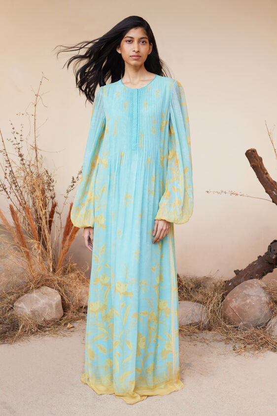 Sama Kaftan - Aqua, Aqua, image 4